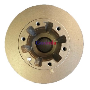 Polea de Correa de Cigüeñal de 3 Ranuras Marca NO <span class=keywords><strong>41</strong></span> Compatible con Motor Diésel 4BG1 Excavadora de Orugas ZAX120 Maquinaria de Construcción - Product Image 2