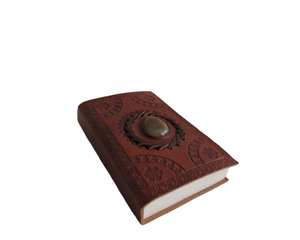 Carnet de voyage A6 personnalisé de style médiéval en cuir fait main, avec logo sur mesure, disponible en OEM/ODM - Product Image 4