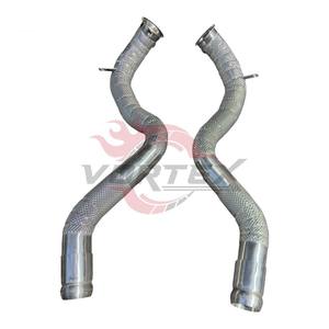 Sistema de Escape de Alto Rendimiento Vortex con Tubo de Bajada de Acero Inoxidable de 1.5 mm para Mercedes-Benz C63 / C63s W205 - Product Image 5