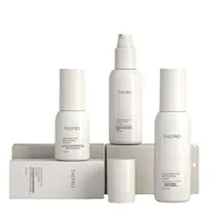 Flacon rond en PET pour soins de la peau, sérum et lotion, impression sérigraphique, utilisation cosmétique, 2 oz, 100 ml, 150 ml