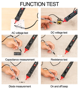 FYX GD107 Smart <strong>Digital</strong> Pen Type <strong>Multimeter</strong> Auto Range DC/AC Voltage Tester True RMS Voltmeter for Resistance Capacitance - Product Image 5