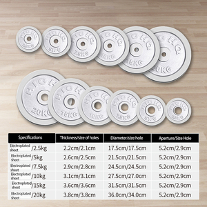 Manufacturer Direct Sales Dumbbell Barbell Silver Plated <strong>Weight</strong> <strong>Plate</strong> Electroplated Barbell <strong>Weight</strong> <strong>Plate</strong> - Product Image 5