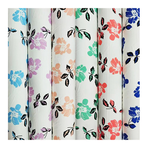 Venta al por mayor 100D poliéster Spandex tejido <span class=keywords><strong>Mango</strong></span> tela 75d hilo conteo 4 vías elástico vestido estampado para mujeres niñas prendas - Product Image 2