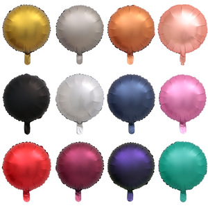 Vente en gros de ballons gonflables à l'hélium en forme de cœur, ballons ronds en aluminium de 18 pouces pour décorations de fête - Product Image 2