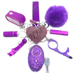 Vente en gros <span class=keywords><strong>de</strong></span> porte-clés d'autodéfense bling pour <span class=keywords><strong>femme</strong></span>, lot d'accessoires <span class=keywords><strong>de</strong></span> protection, <span class=keywords><strong>kit</strong></span> <span class=keywords><strong>de</strong></span> porte-clés d'autodéfense avec strass pour <span class=keywords><strong>femme</strong></span> - Product Image 1