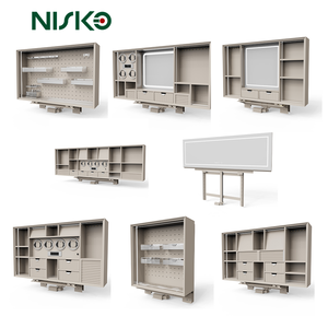 Nouveau 2026 NISKO <span class=keywords><strong>Meuble</strong></span> de rangement <span class=keywords><strong>haut</strong></span> de gamme pour comptoir de <span class=keywords><strong>cuisine</strong></span>, pour maison et villa, pour assaisonnements, couverts et vaisselle - Product Image 2