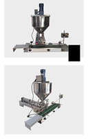 Réservoir d'agitation de mélange automatique trémie pâte épaisse liquide Machine à emballer rouleau chauffant capacité 200ml produits chimiques huiles sacs