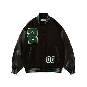 Letterman Varsity <b>Jacket</b> for Men & Women 100% Woolen Baseball College <b>Jacket</b> Stand Collar <b>Winter</b> Wear-OEM Service Available - Product Image 1