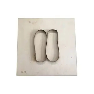 Laser shoe/slipper insole cutting die mold