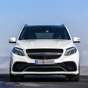 GLE63 AMG Sport Model Car Body Kit For Mercedes Benz ML W166 Upgrade With Front Bumper Grille Rear Bumper For BENZ 2015-2019