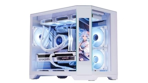 RgbファンゲームケースLY Mid温度検出画面ゲーム用コンピュータケース3 Glass Matxマザーボードケースホットセール - Product Image 2