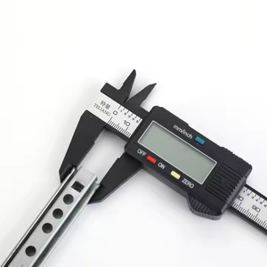 Hiện đại 0.7 inch rộng kim loại ngăn kéo <span class=keywords><strong>slide</strong></span> mang được trang bị hai chiều trượt theo dõi đường sắt cho mịn trượt trong nhà bếp tủ ăn - Product Image 3