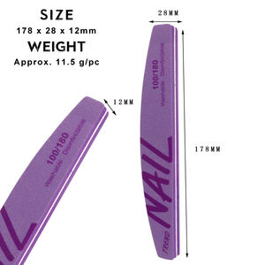 <span class=keywords><strong>Lima</strong></span> de <span class=keywords><strong>Uñas</strong></span> de Media Luna de Alta Calidad, Limas de <span class=keywords><strong>Uñas</strong></span> Coloridas de Doble Cara, Herramienta de Manicura, <span class=keywords><strong>Lima</strong></span> de <span class=keywords><strong>Uñas</strong></span> de Esponja EVA Elástica - Product Image 3