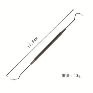 Stainless Steel Double-Ended <b>Dental</b> Probe with Hook Oral Therapy <b>Equipment</b> & Accessory for <b>Dental</b> Care - Product Image 1