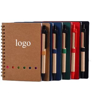 Cadeaux promotionnels créatifs : Bloc-notes adhésif en papier kraft pour la publicité - Product Image 1