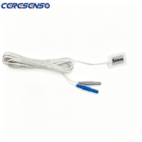 CERESENSO Patch Microphone Piezoélectrique Jetable pour Capteur Anti-Ronflement, pour Systèmes de Diagnostic d'Apnée du Sommeil (PSG)