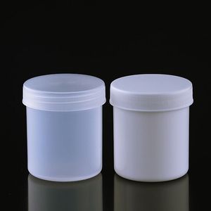 Small Volume Clear Plastic Jar Frosted Packaging Bucket 8oz plastic cream jars with lids