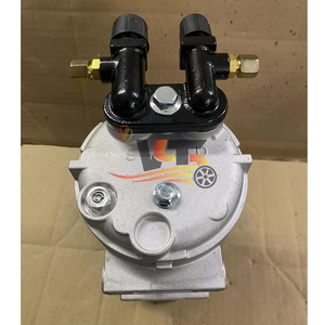 Compresseur de voiture universel 3791247C2 3791247C1 compresseur de déplacement fixe de camion réfrigéré 12V 24V pour <span class=keywords><strong>TM21</strong></span> - Product Image 2