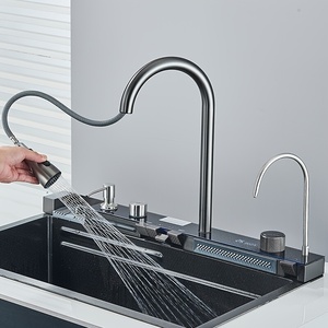 <span class=keywords><strong>2025</strong></span> thông minh bồn rửa nhà bếp với hiển thị kỹ thuật số pullout Vòi thép không gỉ watersaving đa chức năng Máy Trạm Bồn Rửa Nhà Bếp - Product Image 6