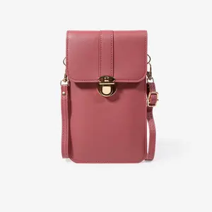 फैशनेबल छोटे pvc महिला पर्स मोबाइल फोन बैग मिनी कंधे क्रॉसबॉडी बैग