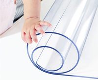 Feuille de PVC souple transparente givrée OEM 2023