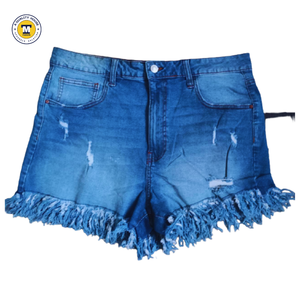 Nouveauté Shorts en jean décontractés de haute qualité pour femmes Taille haute 100% coton Imperméable et respirant BD - Product Image 6