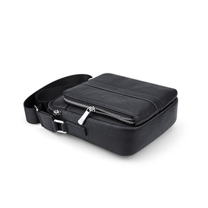 Borsa da uomo Business Casual in vera pelle William <span class=keywords><strong>POLO</strong></span> borsa Messenger nera di vendita calda - Product Image 3