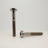 Vis à tête hexagonale à empreinte Torx en alliage de titane de qualité 5, grade 10.9/12.9, M8-50, finition anodisée pour moto/vélo
