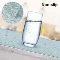 Sets de table de cuisine Skymoving, couleur unie personnalisée, 6 pièces, résistantes à la chaleur, lavables, en PVC, pour la décoration des tables