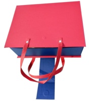 Boîte rigide personnalisée pour emballage de cadeaux boîte en papier carton avec poignée pour vêtements tiroir forme de livre logo imprimé