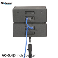 Sinbosen 2 vías mini altavoces de matriz de línea coaxial altavoz de dos vías sistema de sonido de audio dual de 5 pulgadas de matriz de línea