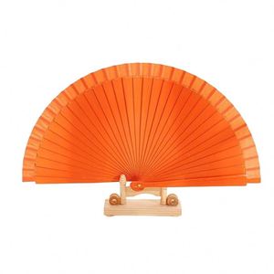 Éventail pliant de luxe QM de haute qualité, personnalisé et peint, en bois espagnol coloré, pour femme, idéal pour la danse - Product Image 4