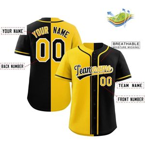 Camiseta de Béisbol Personalizada con Botones, Unisex, Transpirable, con Nombre del Equipo 00, Ropa Deportiva - Product Image 2