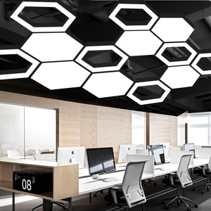Lampe professionnelle commerciale pour atelier de réparation automobile, vente en usine, éclairage de luxe pour tunnel de detailing, éclairage de <span class=keywords><strong>plafond</strong></span>, éclairage LED pour detailing de bureau - Product Image 4