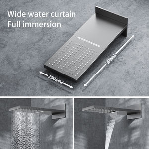 <span class=keywords><strong>Douche</strong></span> BTO Gun Grey cachée cachée dans le mur incrustation encastrée rangée murale cachée ensembles de salle de bain <span class=keywords><strong>douche</strong></span> - Product Image 5