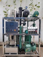 Machine à glace industrielle PECOLD de 5 tonnes |   Système automatique de refroidissement air/eau haute efficacité pour moteur de compresseur 1