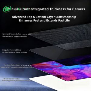 High Precision Glass <b>Mouse</b> Pad, Custom Size Available - Felix Glass - Product Image 3