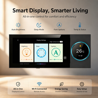 Panneau de commande intelligent pour la maison, écran tactile IPS, Android, double haut-parleurs 25W, passerelle Zigbee, panneau audio mural pour la domotique