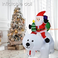 Oso Inflable LED de 2.1m, Muñeco de Nieve Navideño, Juguete de Jardín para Niños, Regalo de Navidad, Decoración para Fiestas de Año Nuevo