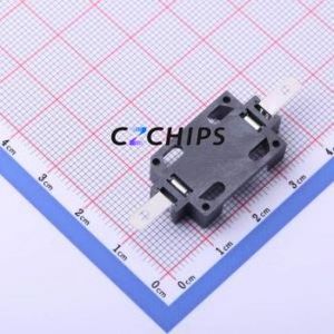 BS-06-B4BK007 Button & Strip Battery Connector SMD Connector Battery Holder CR2032 Phosphor Bronze Tin - Product Image 2