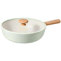 Ensemble de casseroles en fonte émaillée de qualité supérieure pour enfants, style occidental élégant, avec couvercle, pour restaurant et usage commercial