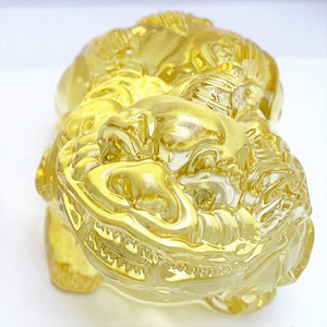 Estatua de cristal animal salvaje mítico chino recién llegado tropas valientes cristal Liuli esmalte Color Pixiu otras artesanías de cristal - Product Image 4