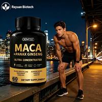 Capsules de Ginseng Noir, Rouge et Jaune Maca sans Résidu pour la Santé Cérébrale et le Soutien Énergétique – Vente en Gros B2B en Ligne