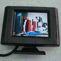 Mini Taille De Moniteur De Voiture De Recul Kit 2.4 Pouces TFT LCD Petit Écran D'affichage De Voiture caméra De Recul pour Sauvegarder Avec Entrée AV DC5V-30V