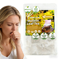 Tisane Naturelle de Feuilles de Molène, Herbe Traditionnelle pour un Confort Doux de la Gorge et un Soutien Rafraîchissant, Vente en Gros OEM, Direct Usine