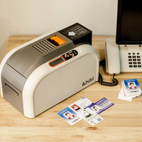 Impresora de Tarjetas de Identificación de PVC de Alta Velocidad Hiti CS220e, Impresora Térmica de Tarjetas de Plástico de Una o Dos Caras para Tarjetas de Identificación de Oficina y Escuela