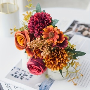 Pequeñas Margaritas Artificiales al por Mayor, Arreglos Florales, Decoración para Bodas, Flores Artificiales Decorativas al por Mayor - Product Image 6