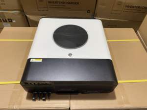 Convertisseur de courant sinusoïdal pur <span class=keywords><strong>Axpert</strong></span> <span class=keywords><strong>MAX</strong></span> II-8000 Voltronic <span class=keywords><strong>8KW</strong></span> avec contrôleur de charge solaire MPPT 150A 48V 230V compatible réseau monophasé - Product Image 2