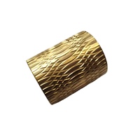 Piezas de torneado personalizadas para torno CNC: procesamiento de latón, cobre, bronce y acero inoxidable con diseño floral.