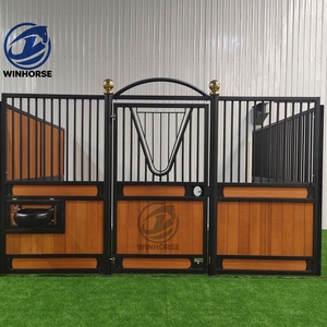 Fronts de box pour chevaux arabes de luxe royal, robustes et antirouille, cloisons de box équestres, portes de box pour chevaux avec remplissage en bambou sur mesure - Product Image 1